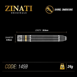 Winmau Darts Zinati Steel Tip 24 g