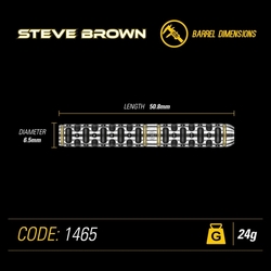 Winmau Darts Steve Brown Steel Tip 24 g