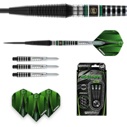 Šipky Winmau Sniper Black Steel Tip 24 g 