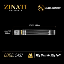 Winmau Darts Zinati Soft Tip 20 g