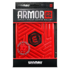 Pouzdro na šipky Winmau ARMOR G2 Red