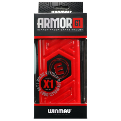 Pouzdro na šipky Winmau ARMOR G1 Red