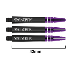 Násadky Red Dragon Peter Wright "SNAKEBITE" NITROTECH Black and Purple Medium