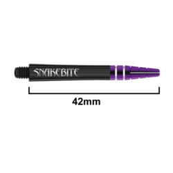 Násadky Red Dragon Peter Wright "SNAKEBITE" NITROTECH Black and Purple Medium