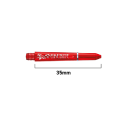 Násadky Red Dragon Peter Wright SNAKEBITE Signature Series Short Red