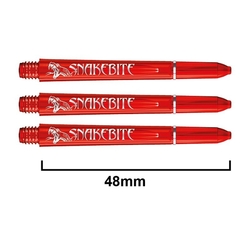 Násadky Red Dragon Peter Wright SNAKEBITE Signature Series Medium Red