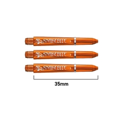 Násadky Red Dragon Peter Wright SNAKEBITE Signature Series Short Orange