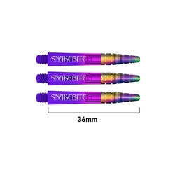 Násadky Red Dragon Peter Wright SNAKEBITE NITRO Ionic Purple Short