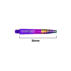 Násadky Red Dragon Peter Wright SNAKEBITE NITRO Ionic Purple Short