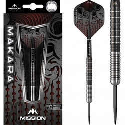 Mission Makara Darts Steel Tips M1 Graphite PVD Black 24 g 