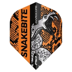 Letky Red Dragon Hardcore PETER WRIGHT SNAKEBITE Coiled Snakeskin Orange