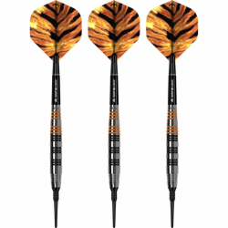 Mission Javan Darts Soft Tip Silver Brass 18 g