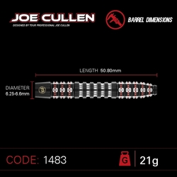 Winmau Darts Joe Cullen Ignition Steel Tip 21 g