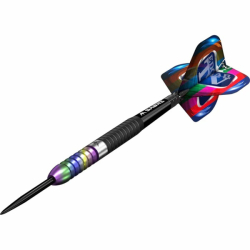 Mission Matthew Edgar Darts Steel Tip 90% Black PVD & Coral 21 g