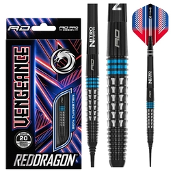 Šipky Soft Red Dragon Vengeance Blue 20 g